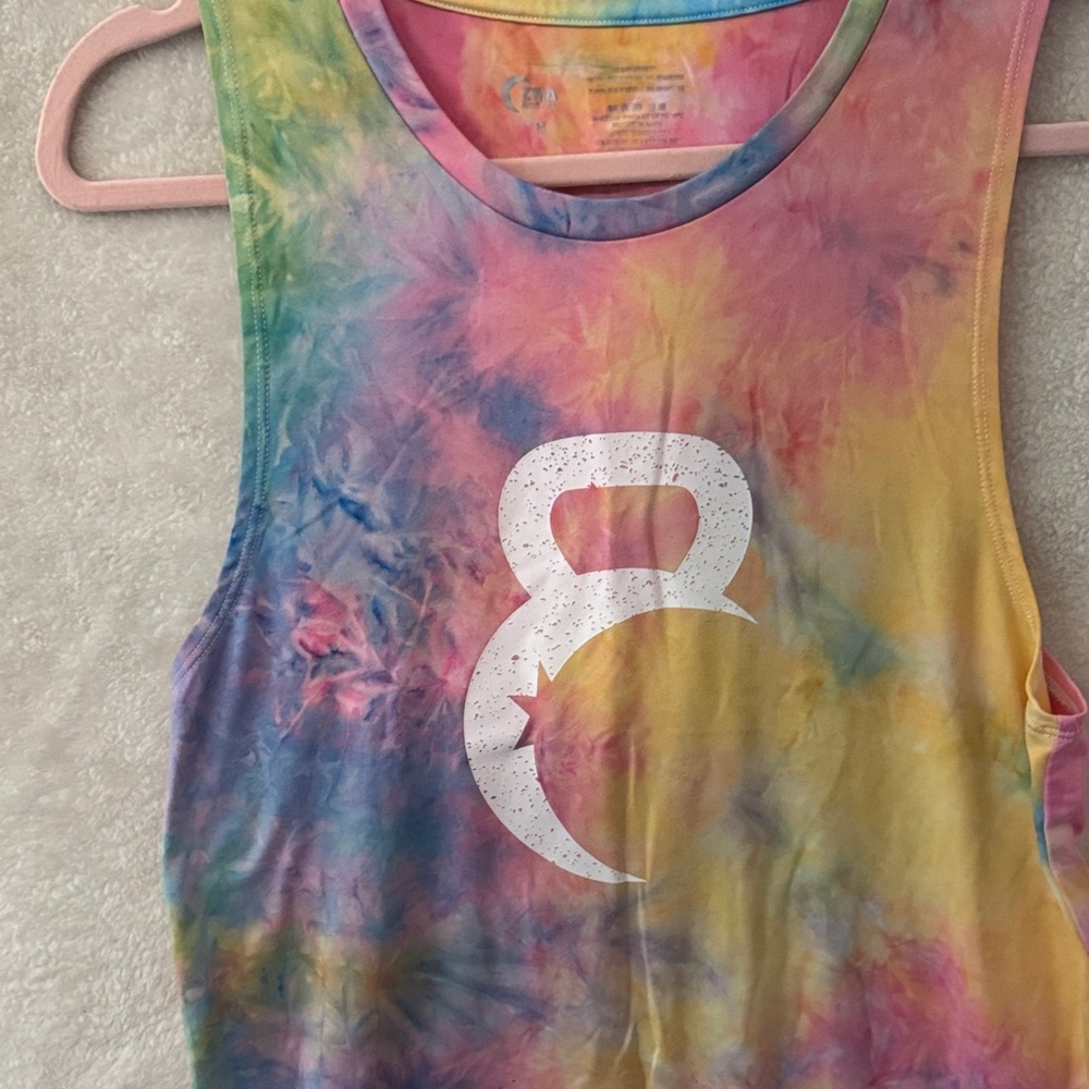 ZYIA Multicolor Tie-Dye Muscle Tee